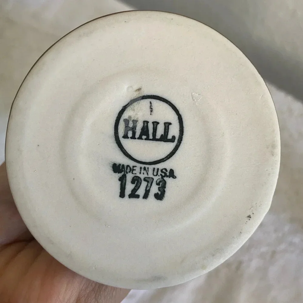Vintage 1970's 3 Ceramic Irish Coffee Mugs Made in the USA by HALL 1273